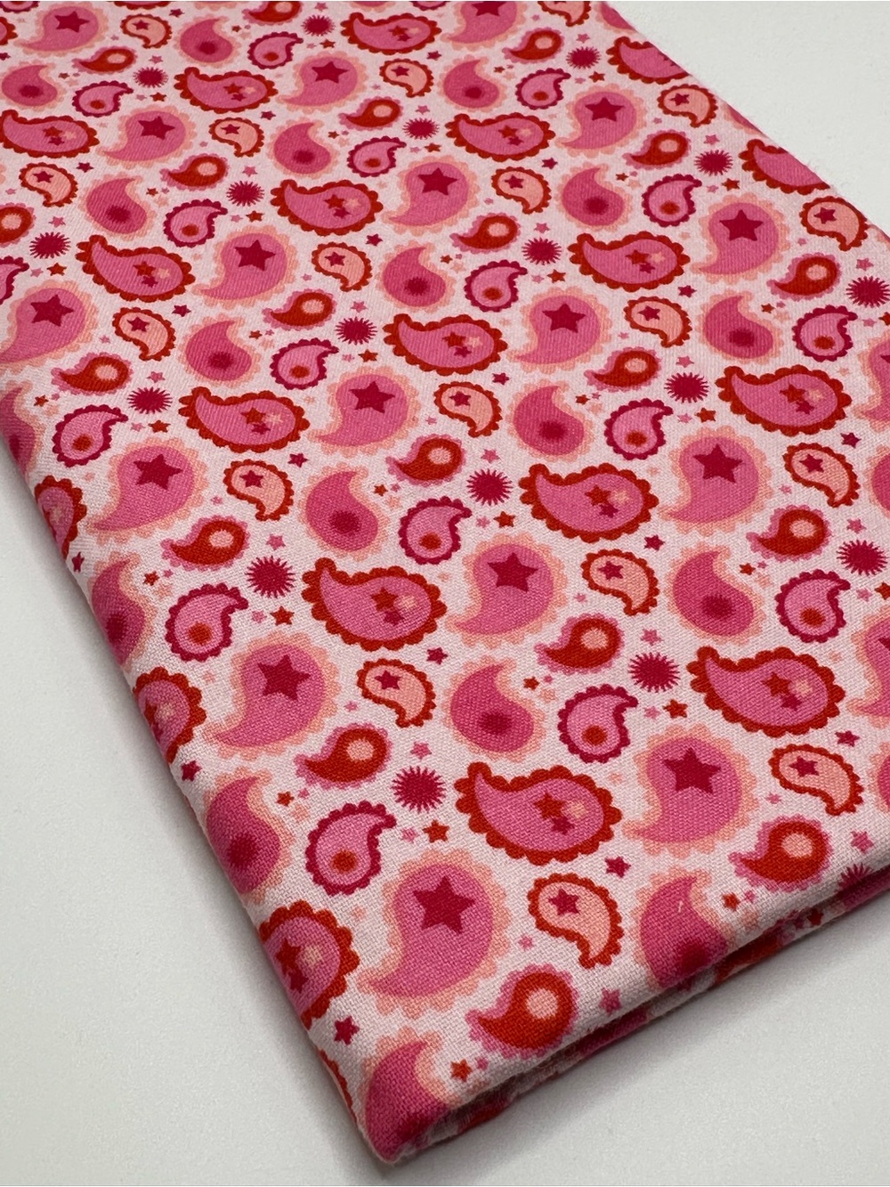 Calico Cowgirls by Lori Woods for Poppie Cotton (pink paisley)